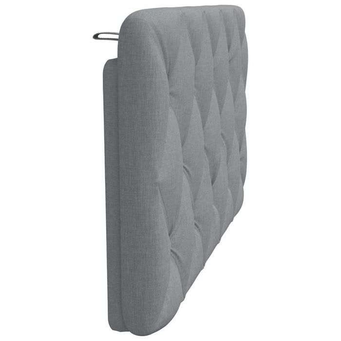 Pernă tăblie de pat, gri deschis, 100 cm, material textil - WALTI WALTI
