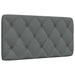 Pernă pentru tăblie de pat, gri închis, 100 cm, material textil - WALTI WALTI