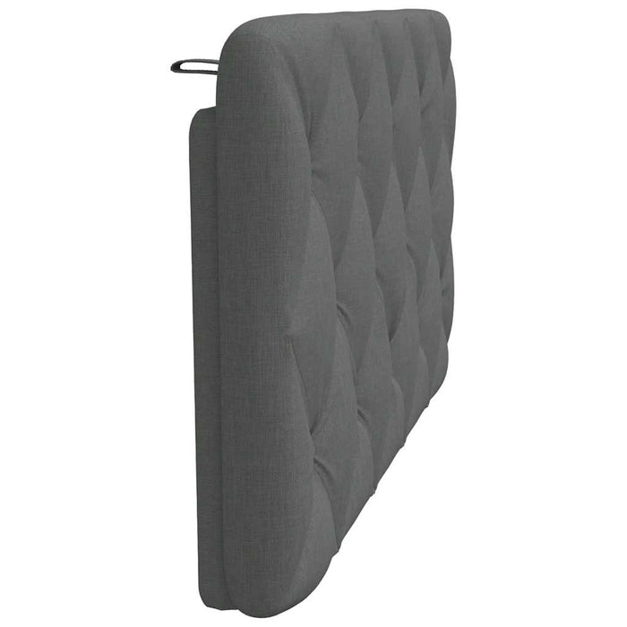 Pernă pentru tăblie de pat, gri închis, 100 cm, material textil - WALTI WALTI