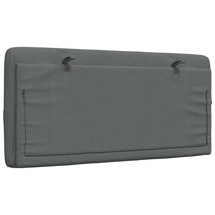 Pernă pentru tăblie de pat, gri închis, 100 cm, material textil - WALTI WALTI