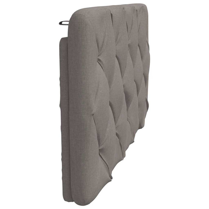 Pernă pentru tăblie de pat, gri taupe, 100 cm, material textil - WALTI WALTI