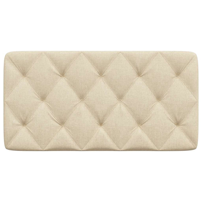 Pernă pentru tăblie de pat, crem, 100 cm, material textil - WALTI WALTI