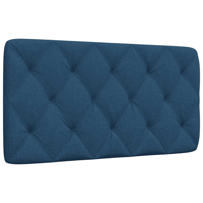 Pernă pentru tăblie de pat, albastru, 100 cm, material textil WALTI