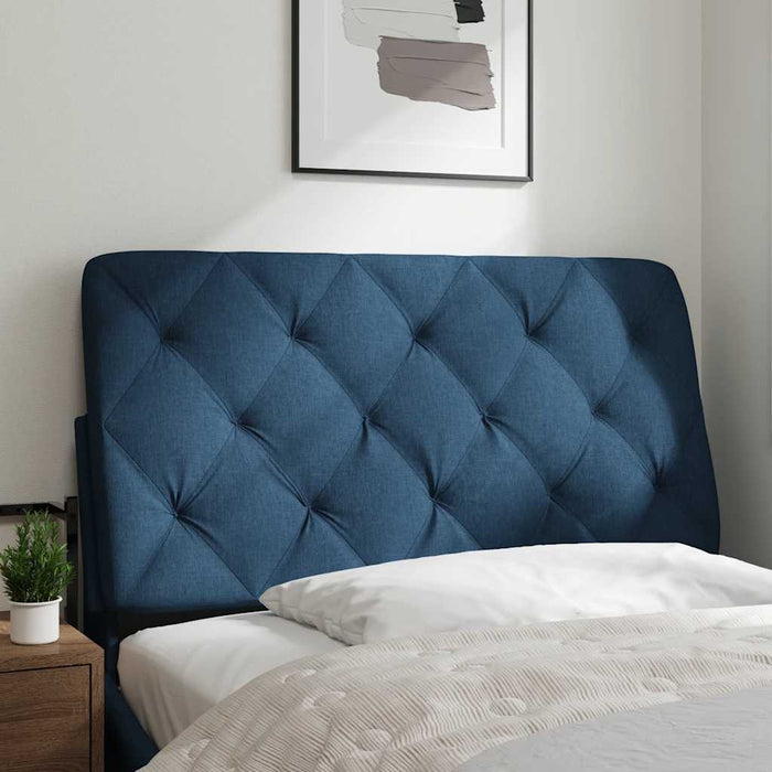 Pernă pentru tăblie de pat, albastru, 100 cm, material textil WALTI