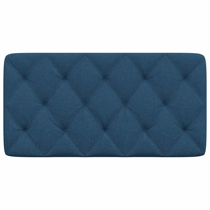 Pernă pentru tăblie de pat, albastru, 100 cm, material textil WALTI