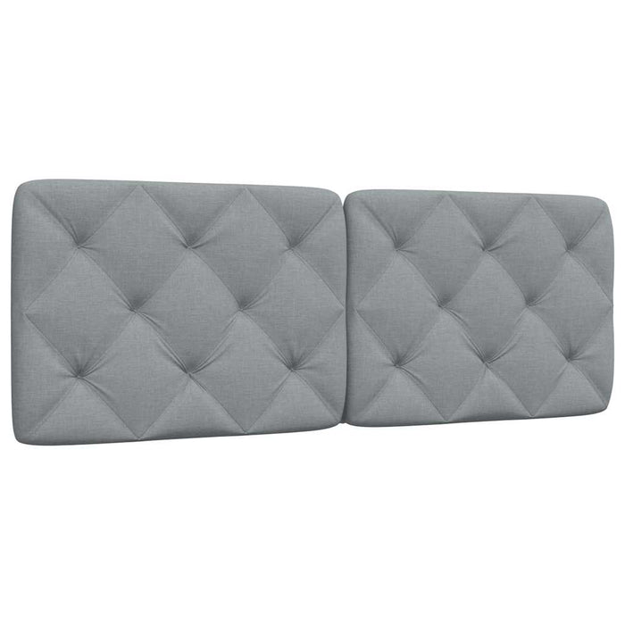 Pernă tăblie de pat, gri deschis, 120 cm, material textil - WALTI WALTI