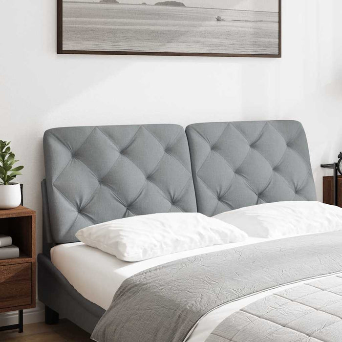 Pernă tăblie de pat, gri deschis, 120 cm, material textil - WALTI WALTI
