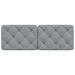 Pernă tăblie de pat, gri deschis, 120 cm, material textil - WALTI WALTI
