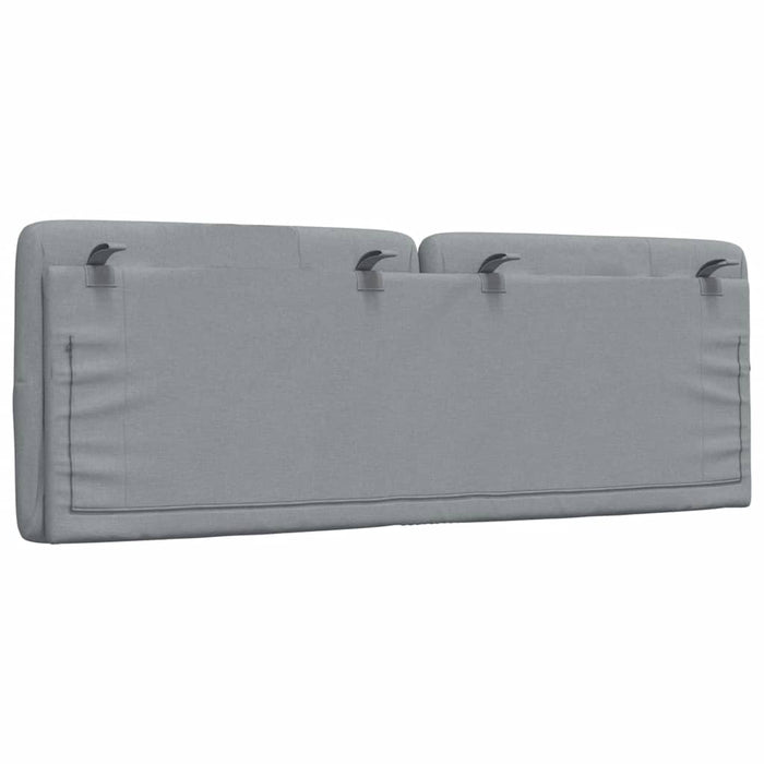 Pernă tăblie de pat, gri deschis, 120 cm, material textil - WALTI WALTI