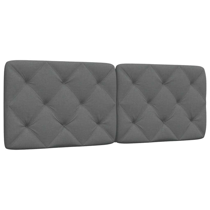 Pernă pentru tăblie de pat, gri închis, 120 cm, material textil - WALTI WALTI