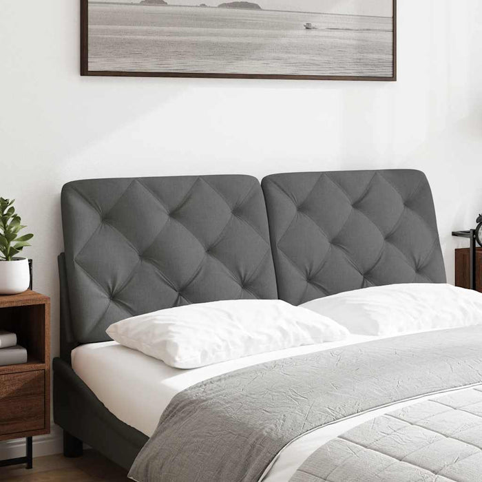 Pernă pentru tăblie de pat, gri închis, 120 cm, material textil - WALTI WALTI