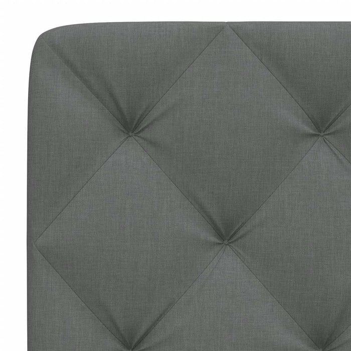 Pernă pentru tăblie de pat, gri închis, 120 cm, material textil - WALTI WALTI