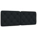 Pernă pentru tăblie de pat, negru, 120 cm, material textil - WALTI WALTI
