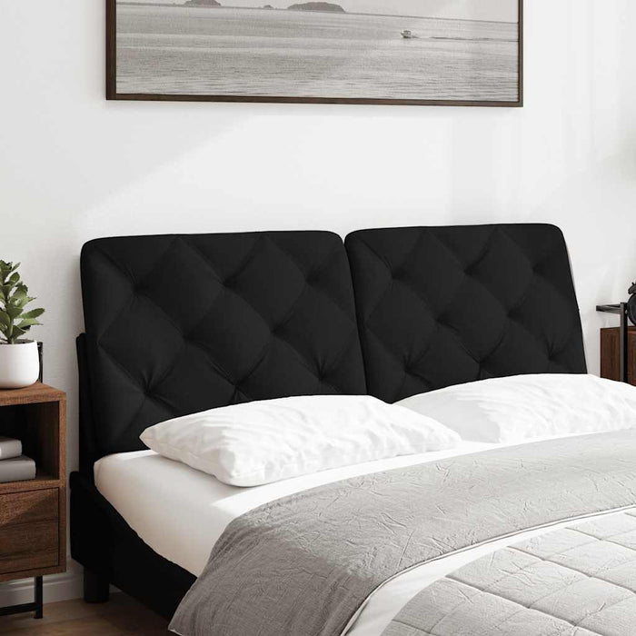 Pernă pentru tăblie de pat, negru, 120 cm, material textil - WALTI WALTI