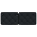 Pernă pentru tăblie de pat, negru, 120 cm, material textil - WALTI WALTI