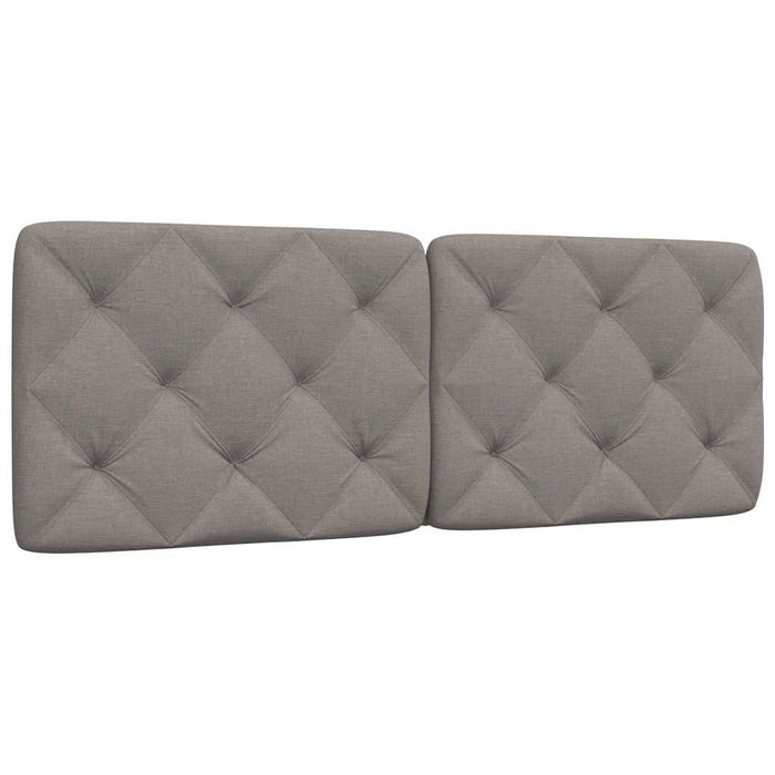 Pernă pentru tăblie de pat, gri taupe, 120 cm, material textil - WALTI WALTI
