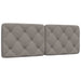 Pernă pentru tăblie de pat, gri taupe, 120 cm, material textil - WALTI WALTI