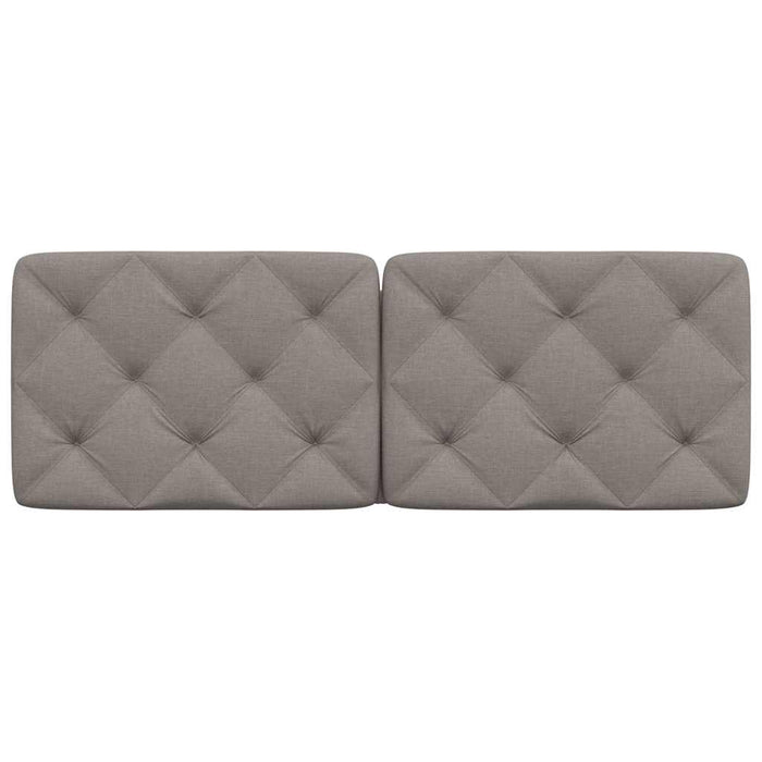 Pernă pentru tăblie de pat, gri taupe, 120 cm, material textil - WALTI WALTI