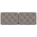 Pernă pentru tăblie de pat, gri taupe, 120 cm, material textil - WALTI WALTI
