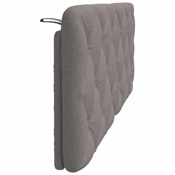 Pernă pentru tăblie de pat, gri taupe, 120 cm, material textil - WALTI WALTI