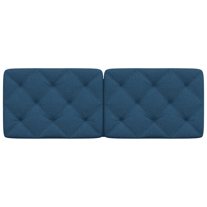 Pernă pentru tăblie de pat, albastru, 120 cm, material textil WALTI