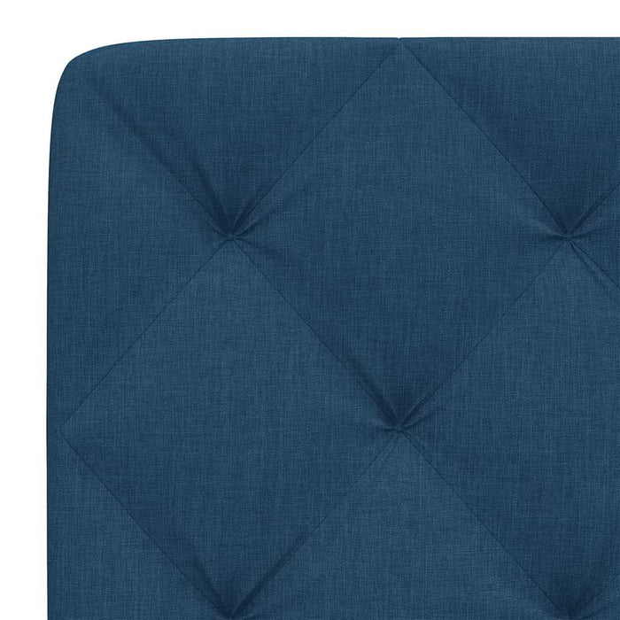 Pernă pentru tăblie de pat, albastru, 120 cm, material textil WALTI