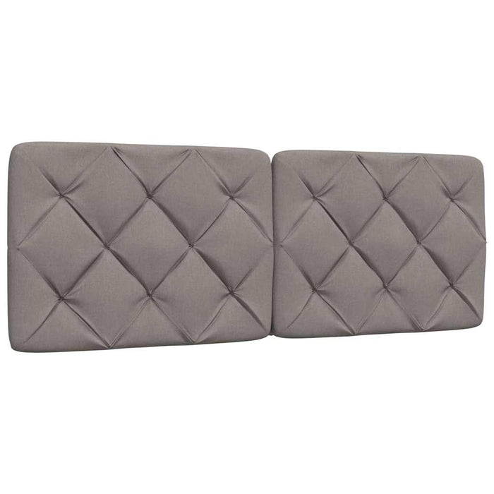 Pernă pentru tăblie de pat, gri taupe, 140 cm, material textil - WALTI WALTI