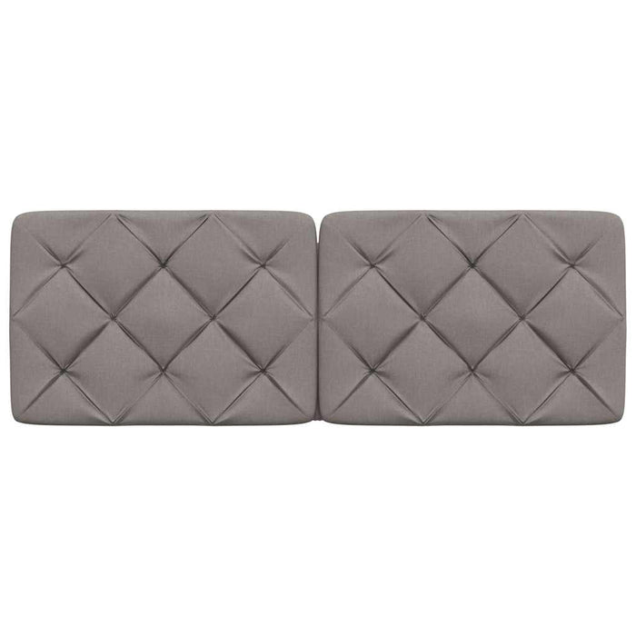 Pernă pentru tăblie de pat, gri taupe, 140 cm, material textil - WALTI WALTI