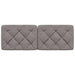 Pernă pentru tăblie de pat, gri taupe, 140 cm, material textil - WALTI WALTI