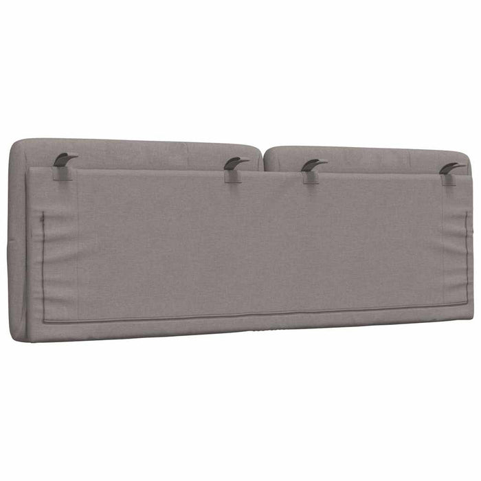 Pernă pentru tăblie de pat, gri taupe, 140 cm, material textil - WALTI WALTI