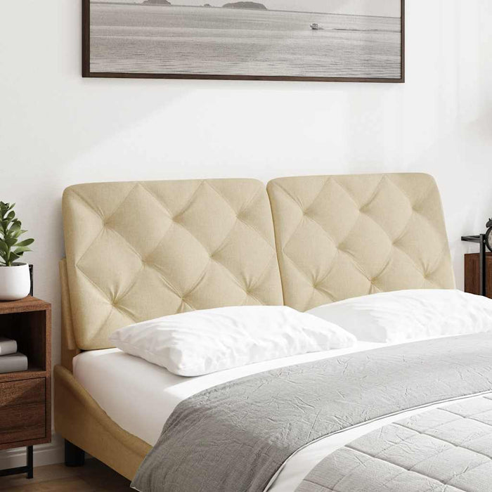 Pernă pentru tăblie de pat, crem, 140 cm, material textil WALTI
