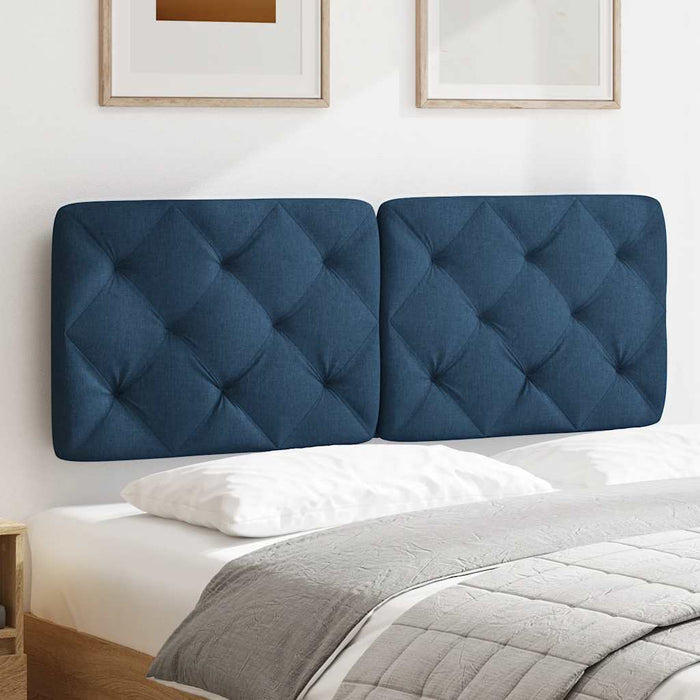 Pernă pentru tăblie de pat, albastru, 140 cm, material textil - WALTI WALTI