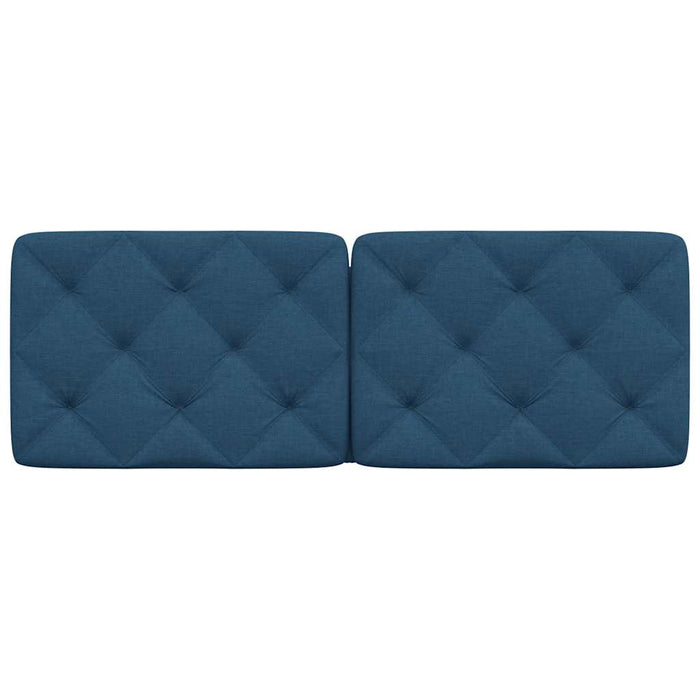 Pernă pentru tăblie de pat, albastru, 140 cm, material textil - WALTI WALTI