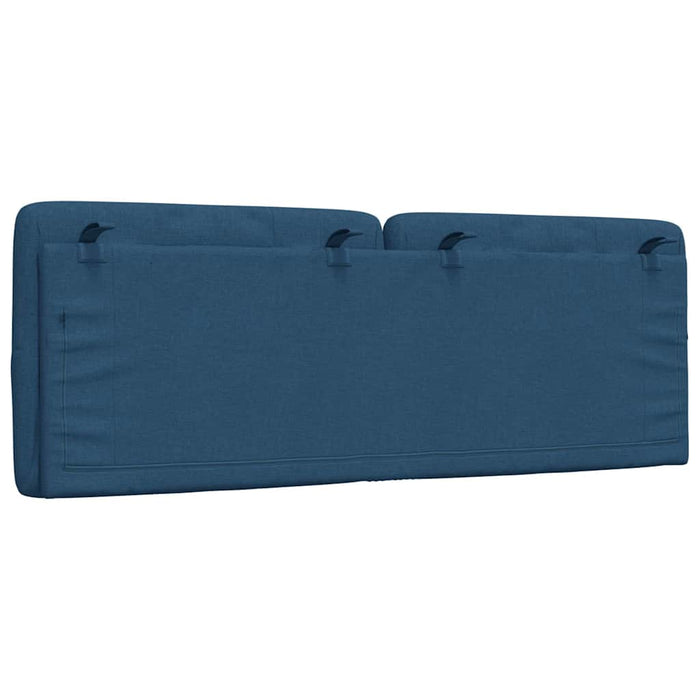 Pernă pentru tăblie de pat, albastru, 140 cm, material textil - WALTI WALTI
