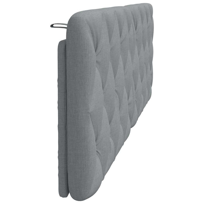 Pernă tăblie de pat, gri deschis, 160 cm, material textil - WALTI WALTI