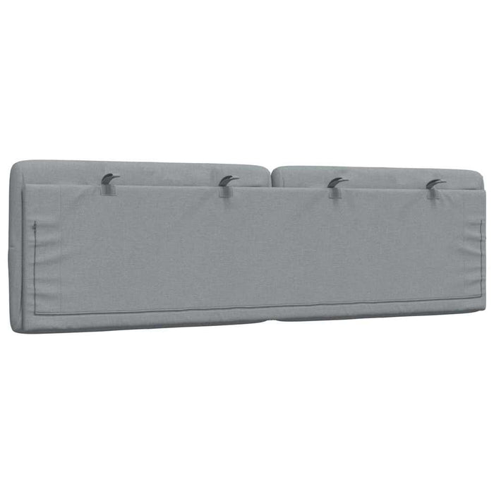 Pernă tăblie de pat, gri deschis, 160 cm, material textil - WALTI WALTI