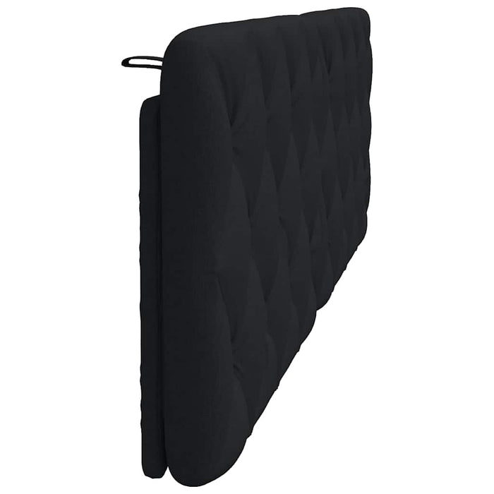 Pernă pentru tăblie de pat, negru, 160 cm, material textil WALTI