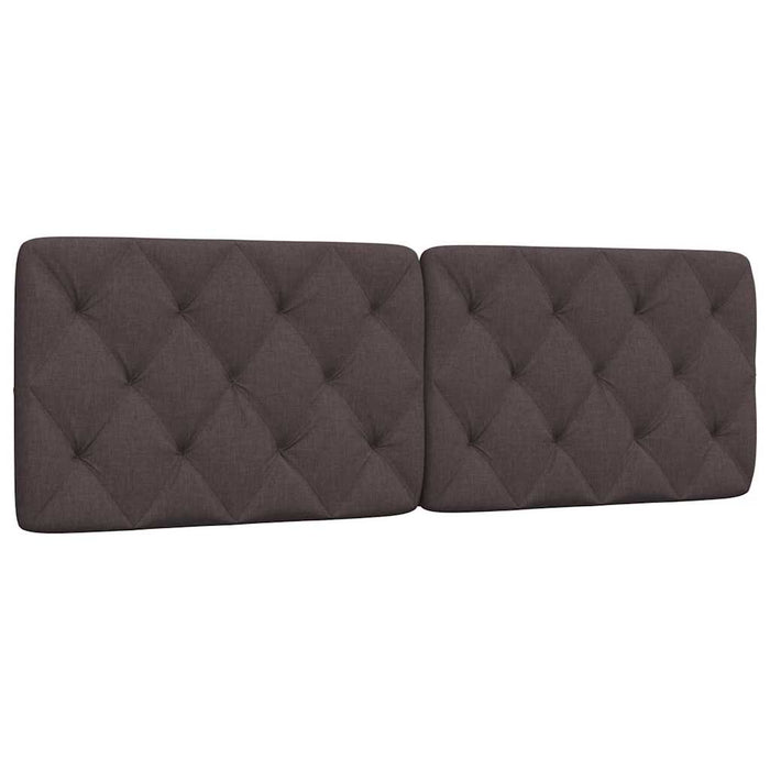 Pernă pentru tăblie de pat maro închis, 160 cm, material textil WALTI
