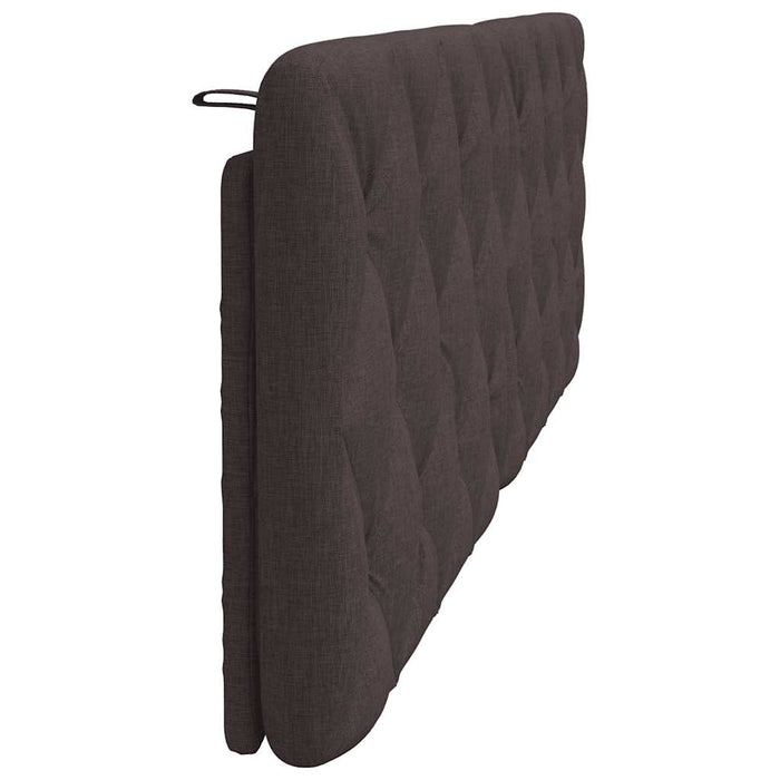 Pernă pentru tăblie de pat maro închis, 160 cm, material textil WALTI