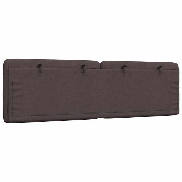 Pernă pentru tăblie de pat maro închis, 160 cm, material textil WALTI