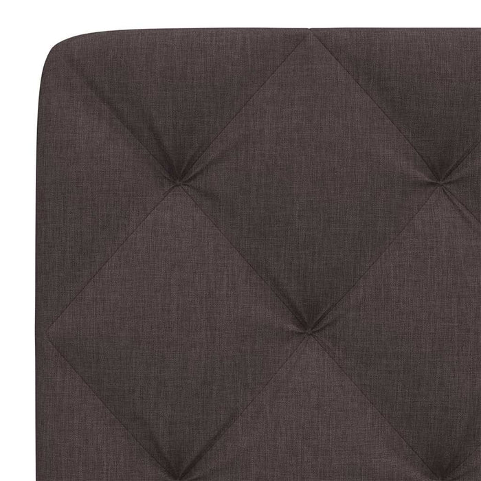 Pernă pentru tăblie de pat maro închis, 160 cm, material textil WALTI