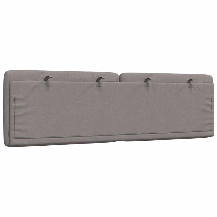 Pernă pentru tăblie de pat, gri taupe, 160 cm, material textil - WALTI WALTI