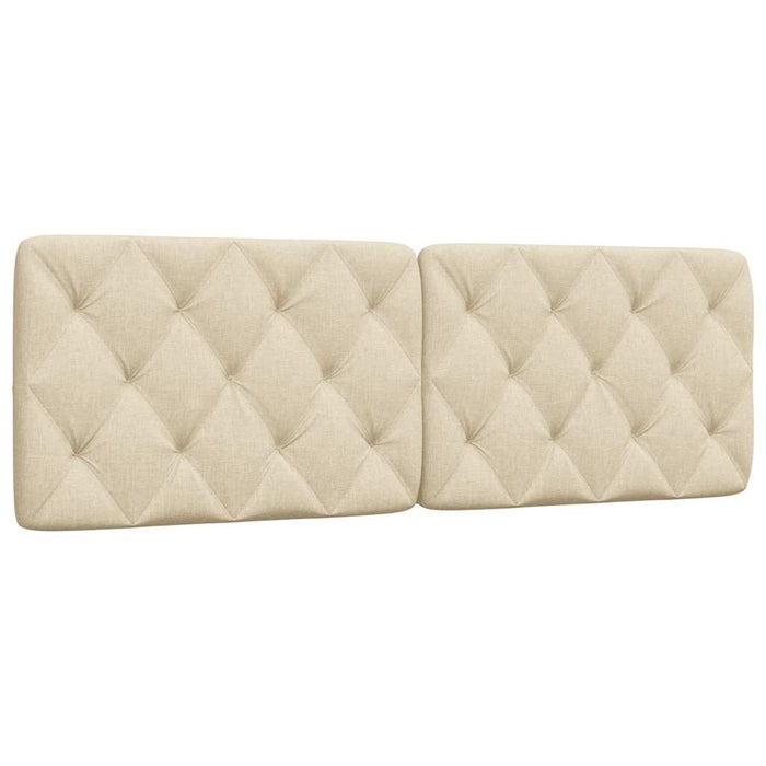 Pernă pentru tăblie de pat, crem, 160 cm, material textil WALTI