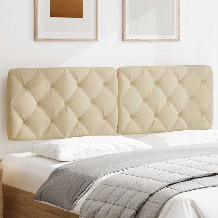 Pernă pentru tăblie de pat, crem, 160 cm, material textil WALTI
