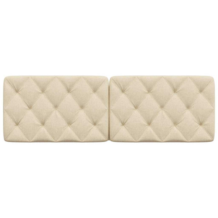 Pernă pentru tăblie de pat, crem, 160 cm, material textil WALTI