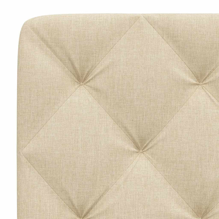 Pernă pentru tăblie de pat, crem, 160 cm, material textil WALTI
