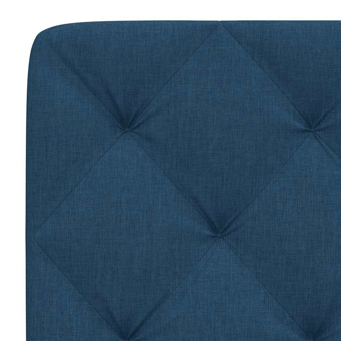 Pernă pentru tăblie de pat, albastru, 160 cm, material textil WALTI