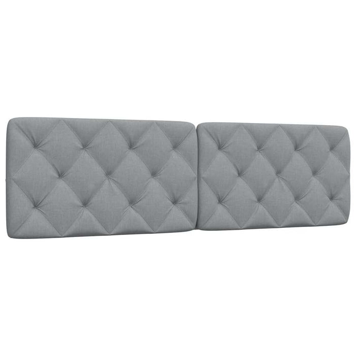 Pernă tăblie de pat, gri deschis, 180 cm, material textil - WALTI WALTI