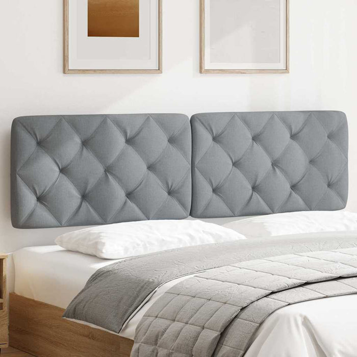 Pernă tăblie de pat, gri deschis, 180 cm, material textil - WALTI WALTI