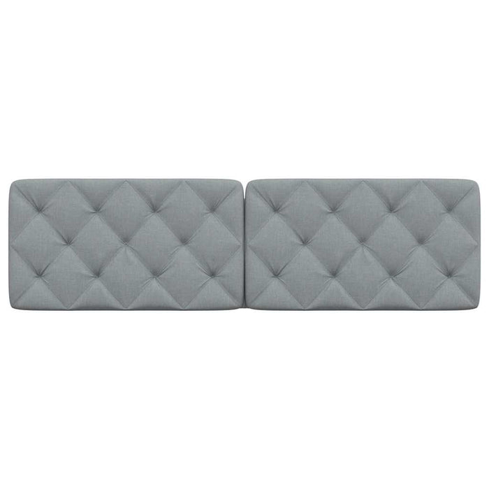 Pernă tăblie de pat, gri deschis, 180 cm, material textil - WALTI WALTI